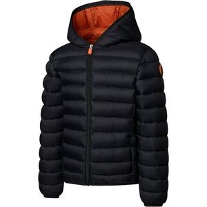SAVE THE DUCK Puffer Jacket Boys Size 6 Kids Black